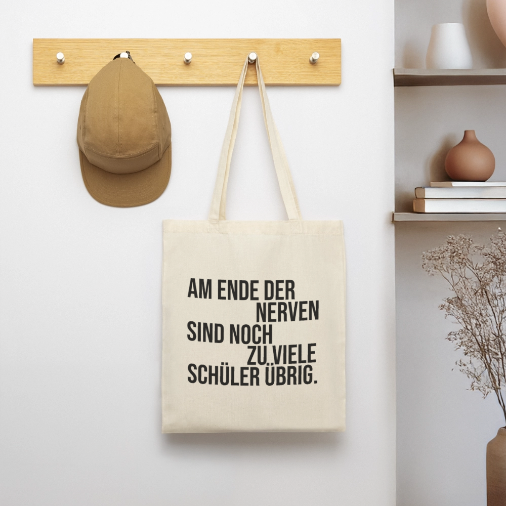 Zu viele Schüler - Stoffbeutel - Natur
