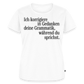 Grammatik - Frauen Premium T-Shirt - Weiß