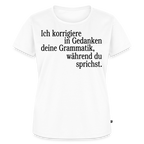 Grammatik - Frauen Premium T-Shirt - Weiß