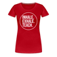 Inhale. Exhale. Teach. - Frauen Premium T-Shirt - Rot