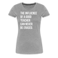 Influence - Frauen Premium T-Shirt - Grau meliert