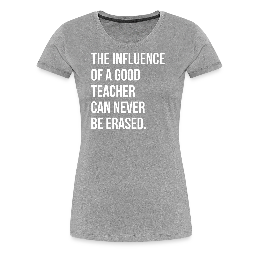 Influence - Frauen Premium T-Shirt - Grau meliert