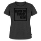 Bevor du fragst, nein! - Frauen Premium T-Shirt - Anthrazit meliert