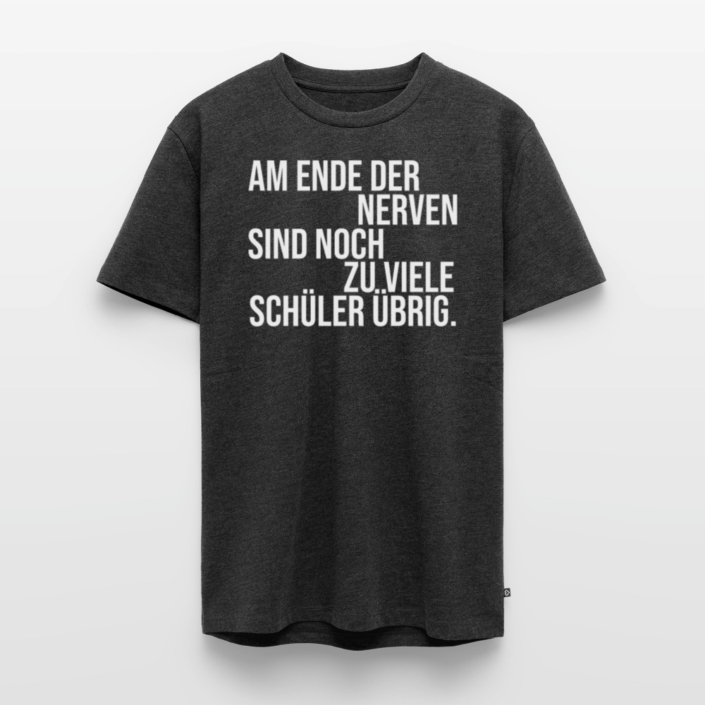 Zu viele Schüler - Männer Premium T-Shirt - Anthrazit meliert