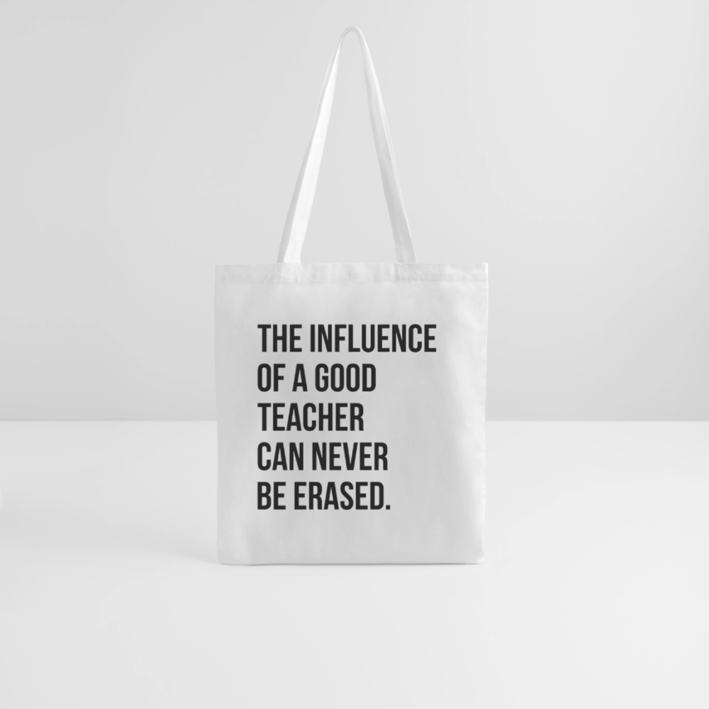 Teacher influence - Stoffbeutel - Weiß