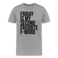 F-Word - Männer Premium T-Shirt - Grau meliert