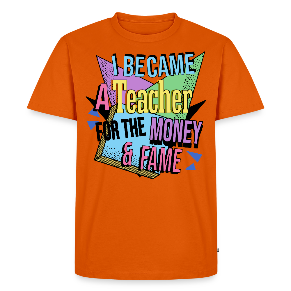 Money & Fame 90´s - Männer Premium T-Shirt - Orange 