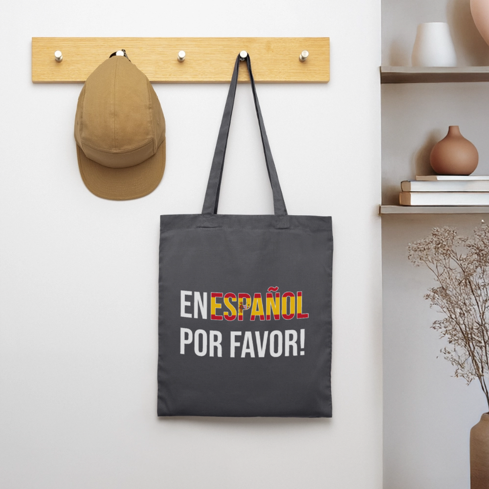 En español porvavor - Stoffbeutel - Graphite