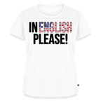 In english please! - Frauen Premium T-Shirt - Weiß