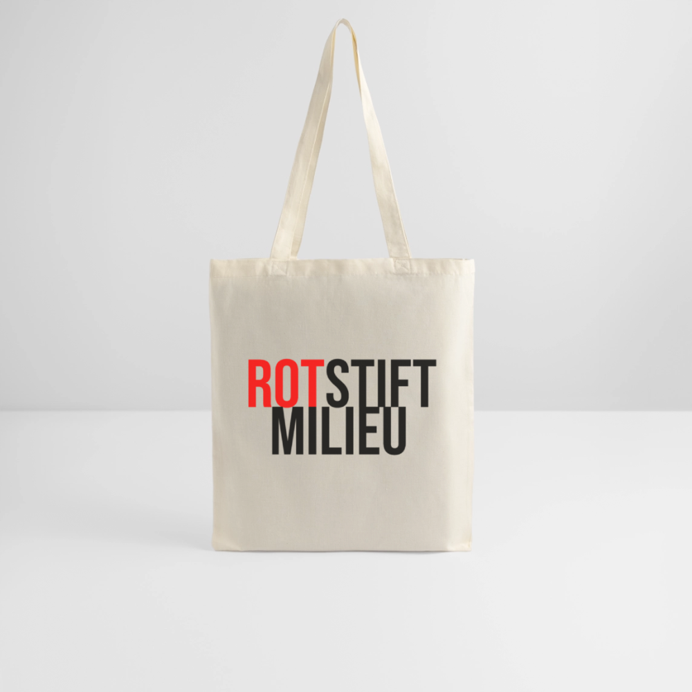 Rotstiftmilieu - Stoffbeutel - Natur