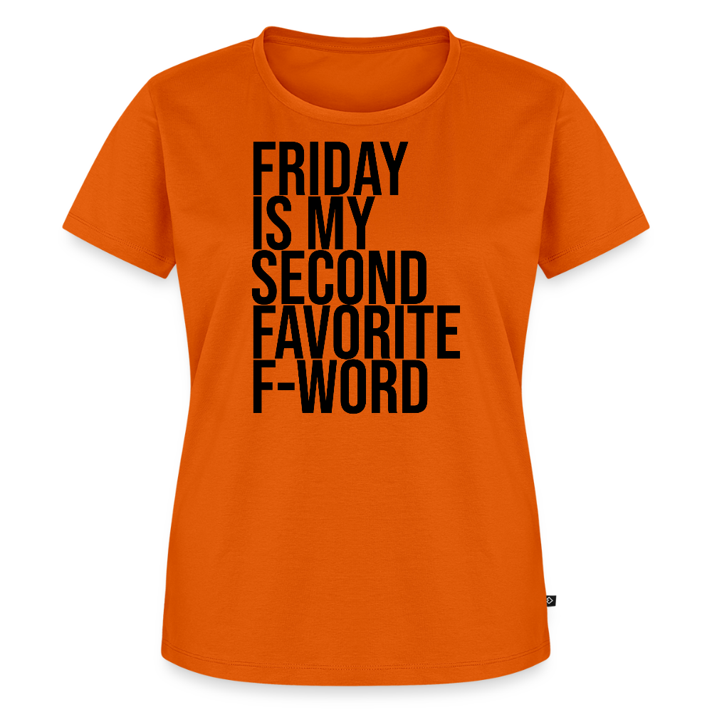 F-Word - Frauen Premium T-Shirt - Orange 
