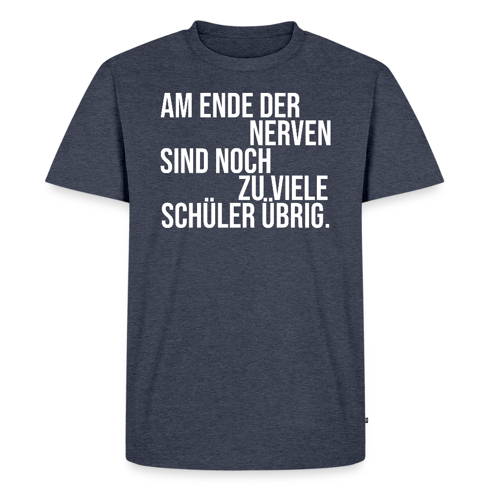Zu viele Schüler - Männer Premium T-Shirt - Jeansblau 