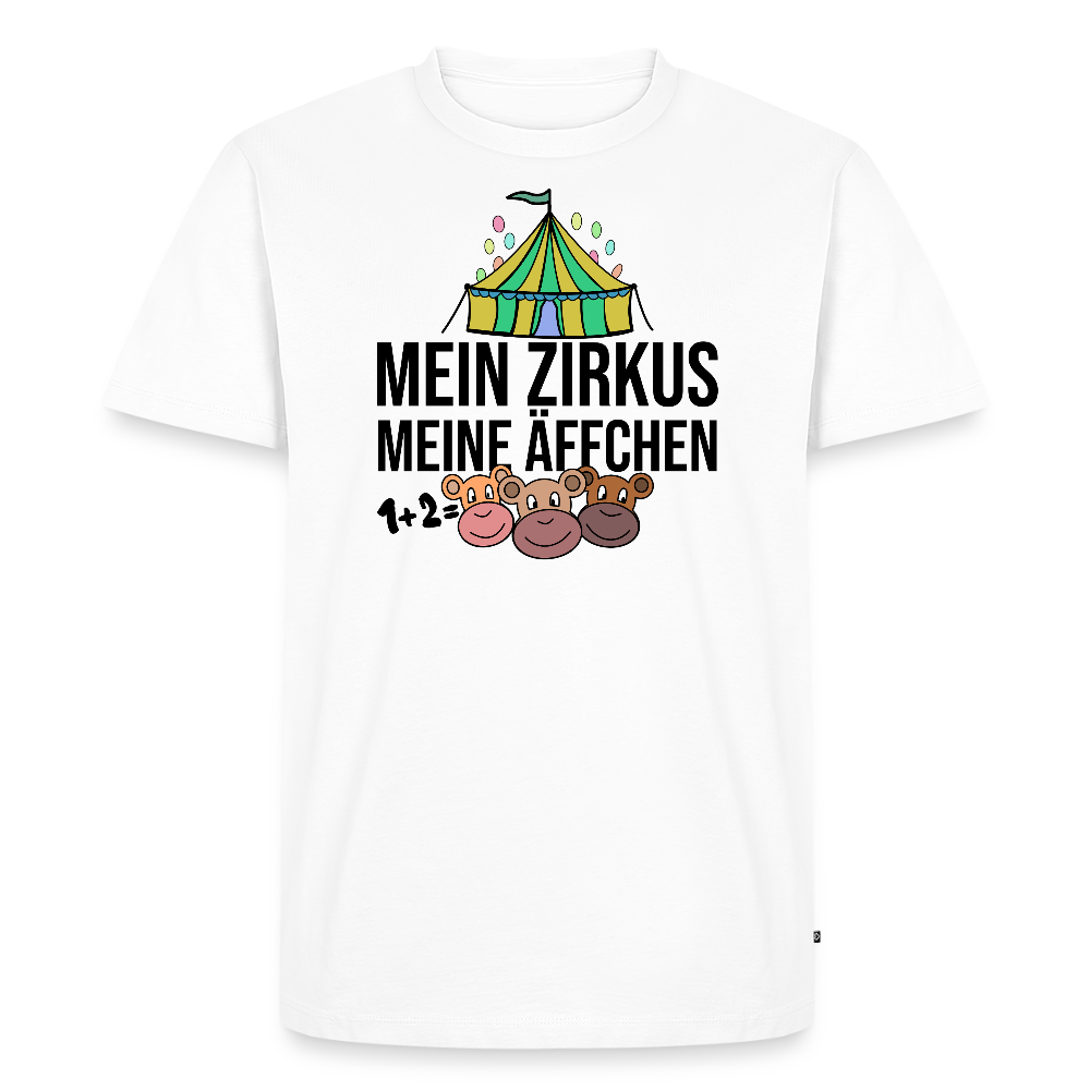 Mein Zirkus - Männer Premium T-Shirt - Weiß