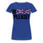 In english please - Frauen Premium T-Shirt - Königsblau