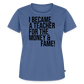 Money & Fame - Frauen Premium T-Shirt - Taubenblau