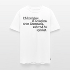 Grammatik - Männer Premium T-Shirt - Weiß
