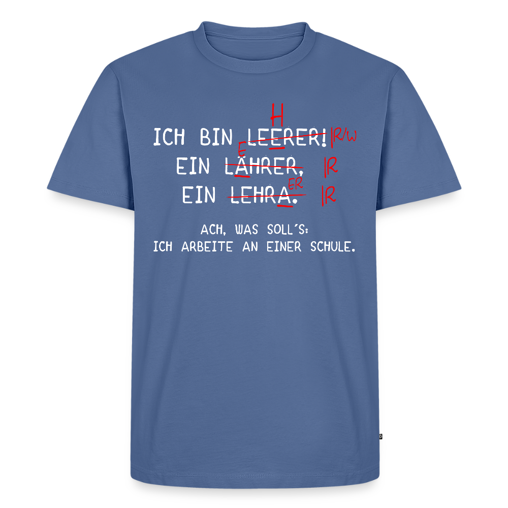 Ich bin Leerer - Männer Premium T-Shirt - Taubenblau