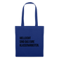 Klassenarbeiten- Stoffbeutel - Royalblau