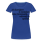 Grammatik - Frauen Premium T-Shirt - Königsblau