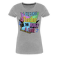 Money & Fame 90's - Frauen Premium T-Shirt - Grau meliert