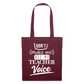 Teacher Voice - Stoffbeutel - Burgunderrot