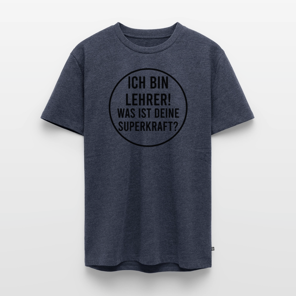 Superkraft - Männer Premium T-Shirt - Jeansblau 