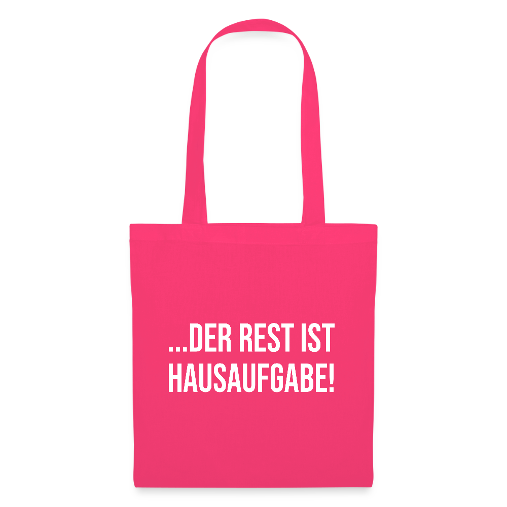 Der Rest ist Hausaufgabe - Stoffbeutel - Azalea