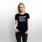Leh-re-rin - Frauen Premium T-Shirt - Navy