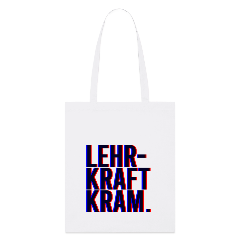 Lehrkraftkram -  Bio-Stoffbeutel - Weiß