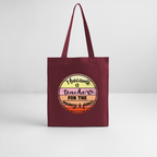 Became a teacher - Bio-Stoffbeutel - Burgunderrot