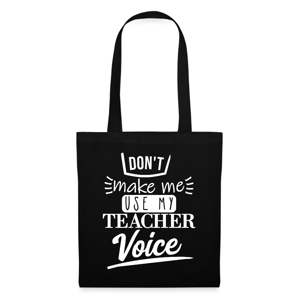 Teacher Voice - Stoffbeutel - Schwarz