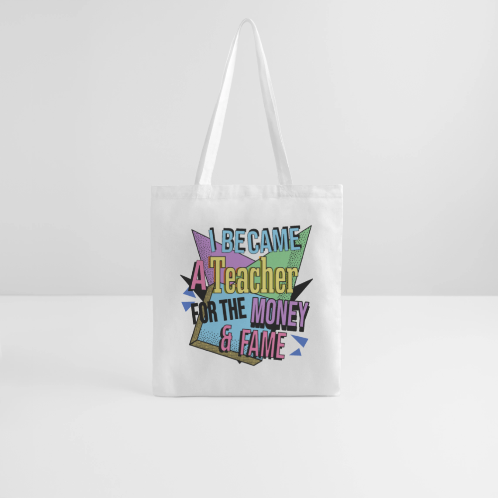 90´s Money & Fame - Stoffbeutel - Weiß