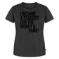 Money & Fame - Frauen Premium T-Shirt - Anthrazit meliert