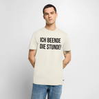 Ich beende die Stunde! - Männer Premium T-Shirt - Naturweiß