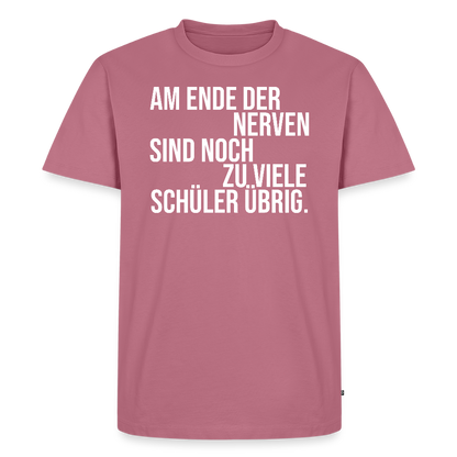 Zu viele Schüler - Männer Premium T-Shirt - Mauve