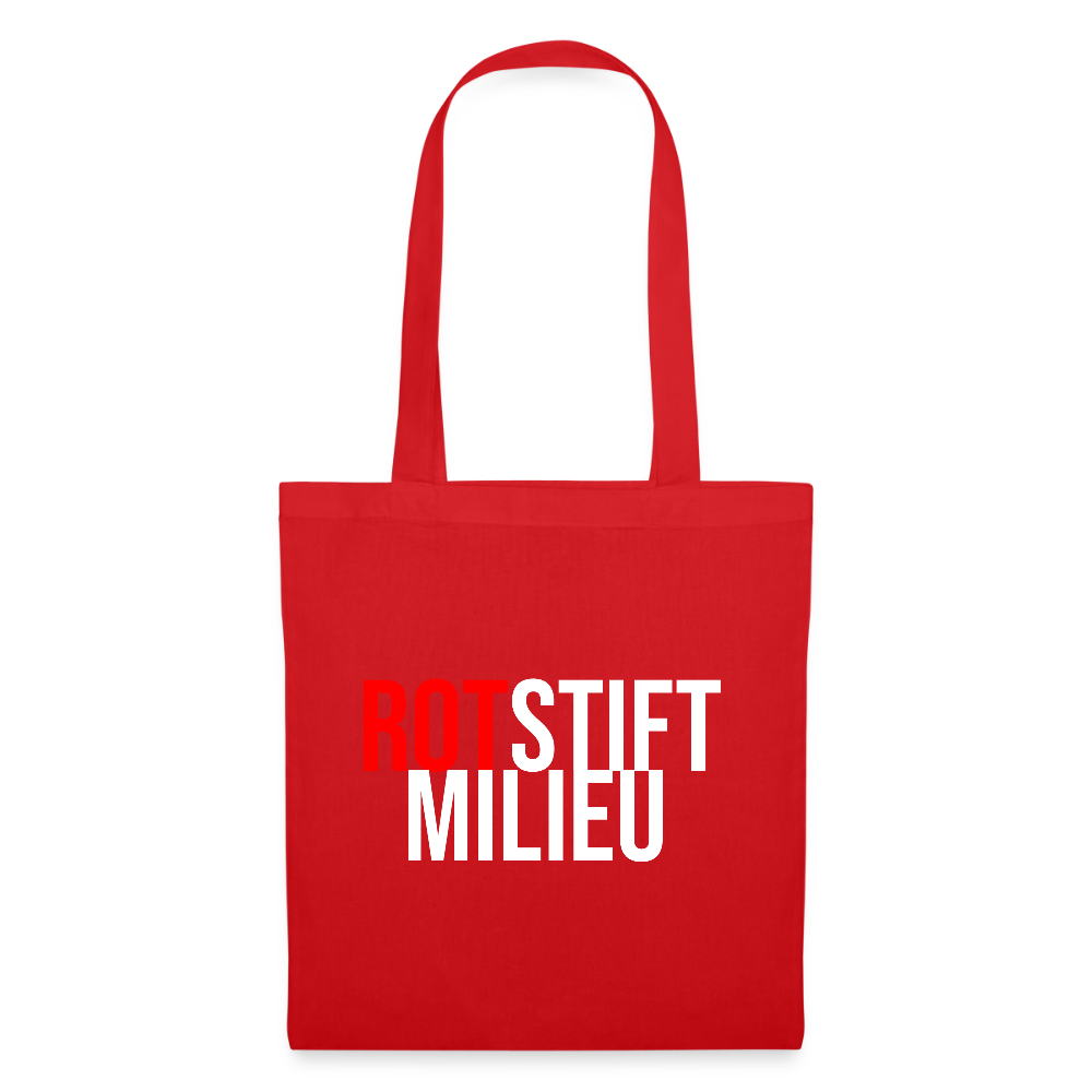 Rotstiftmilieu - Stoffbeutel - Rot