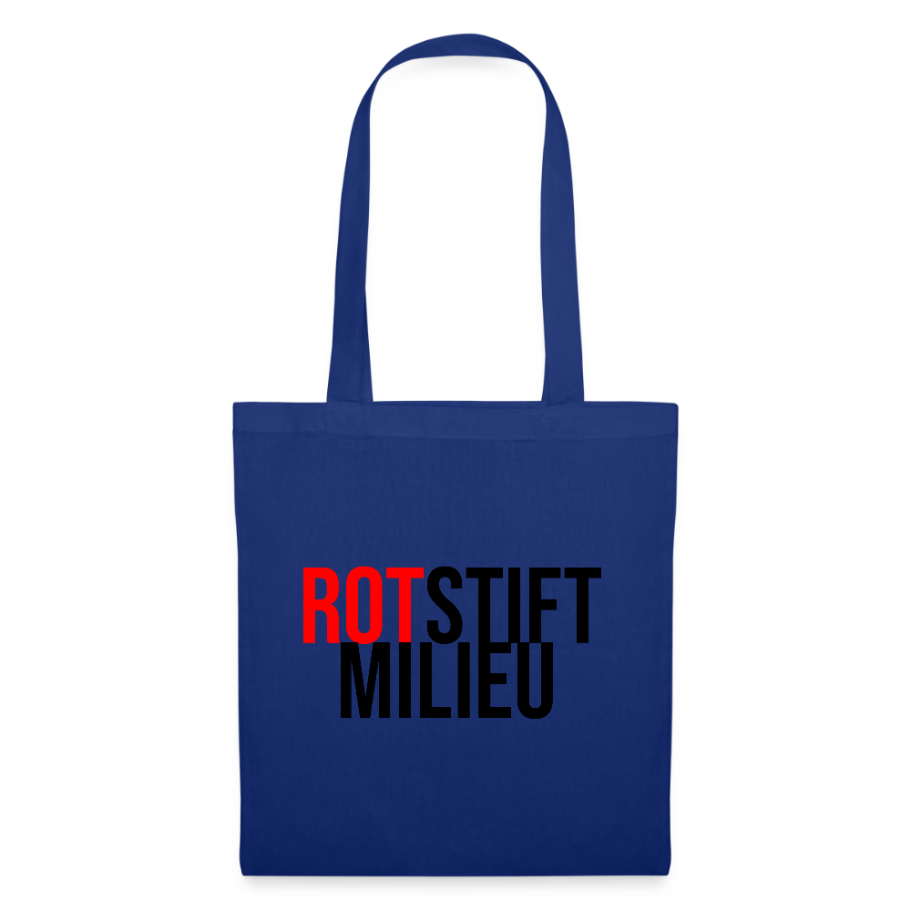Rotstiftmilieu - Stoffbeutel - Royalblau