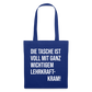Lehrkraftkram - Stoffbeutel - Royalblau