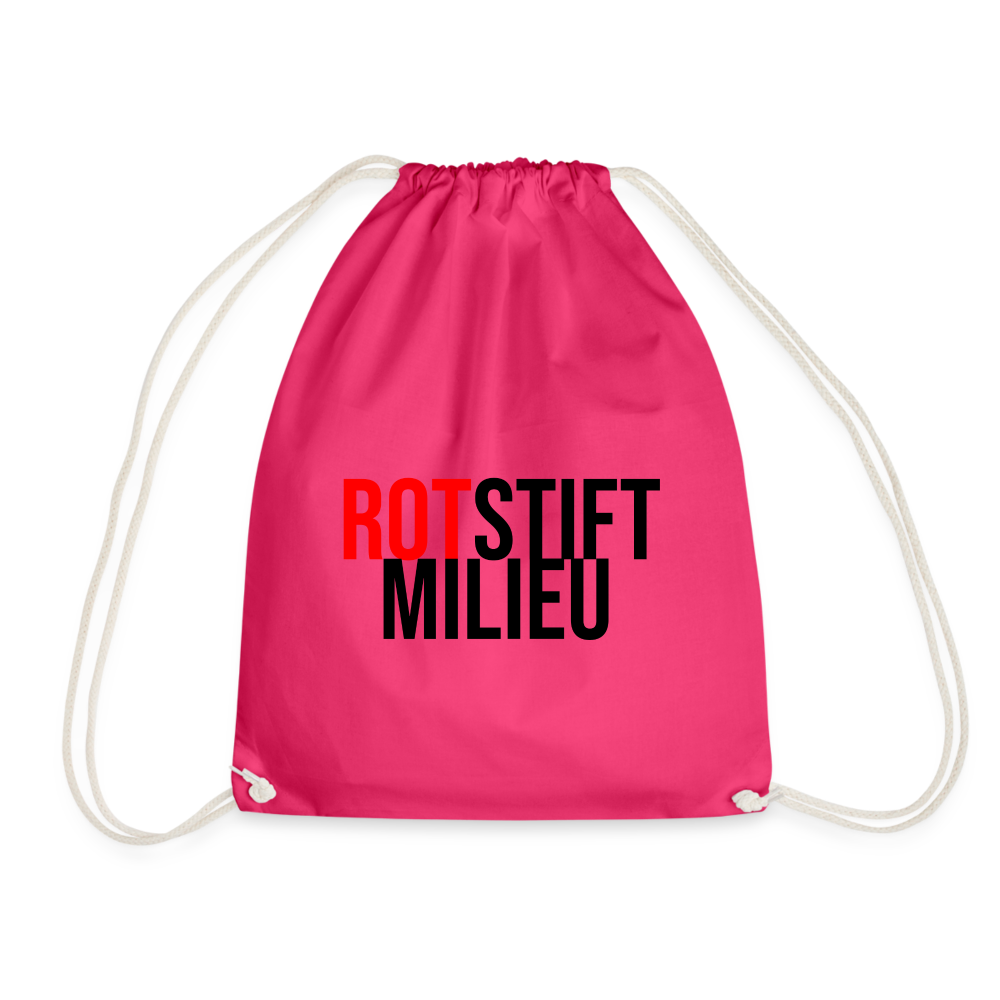 Rotstiftmilieu - Turnbeutel - Fuchsia