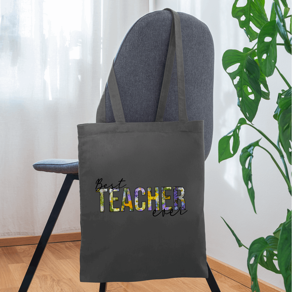 Best teacher ever - Stoffbeutel - Graphite