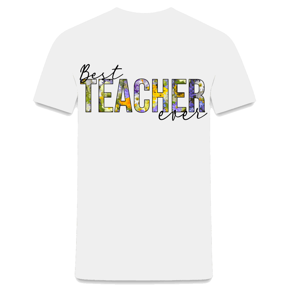 Best teacher ever - Männer T-Shirt - weiß