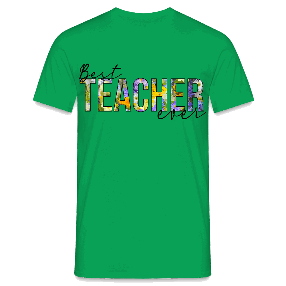 Best teacher ever - Männer T-Shirt - Kelly Green