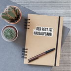 Der Rest ist Hausaufgabe! - Sticker - Mattweiß