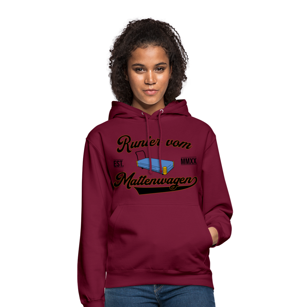 Runter vom Mattenwagen - Hoodie - Bordeaux