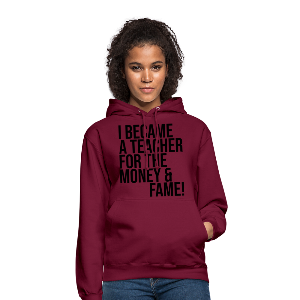 Money & Fame - Hoodie - Bordeaux