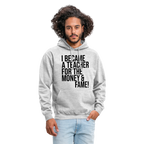 Money & Fame - Hoodie - Hellgrau meliert