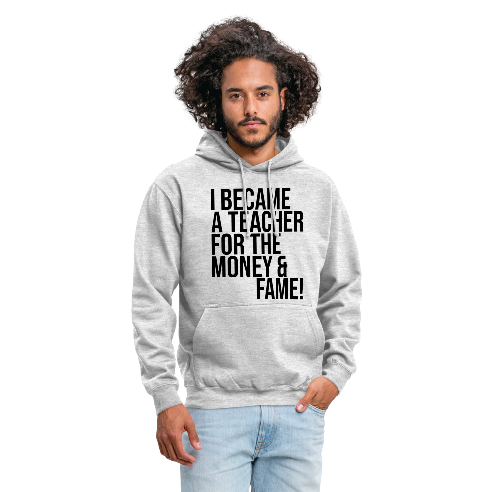 Money & Fame - Hoodie - Hellgrau meliert
