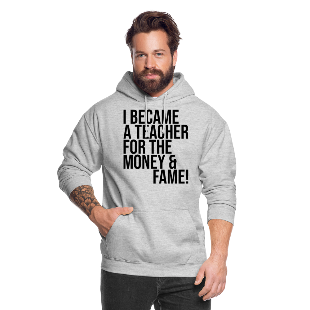 Money & Fame - Hoodie - Hellgrau meliert