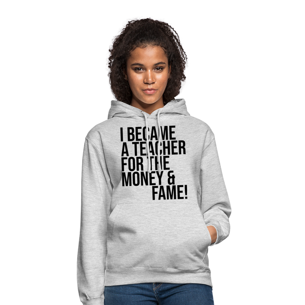Money & Fame - Hoodie - Hellgrau meliert
