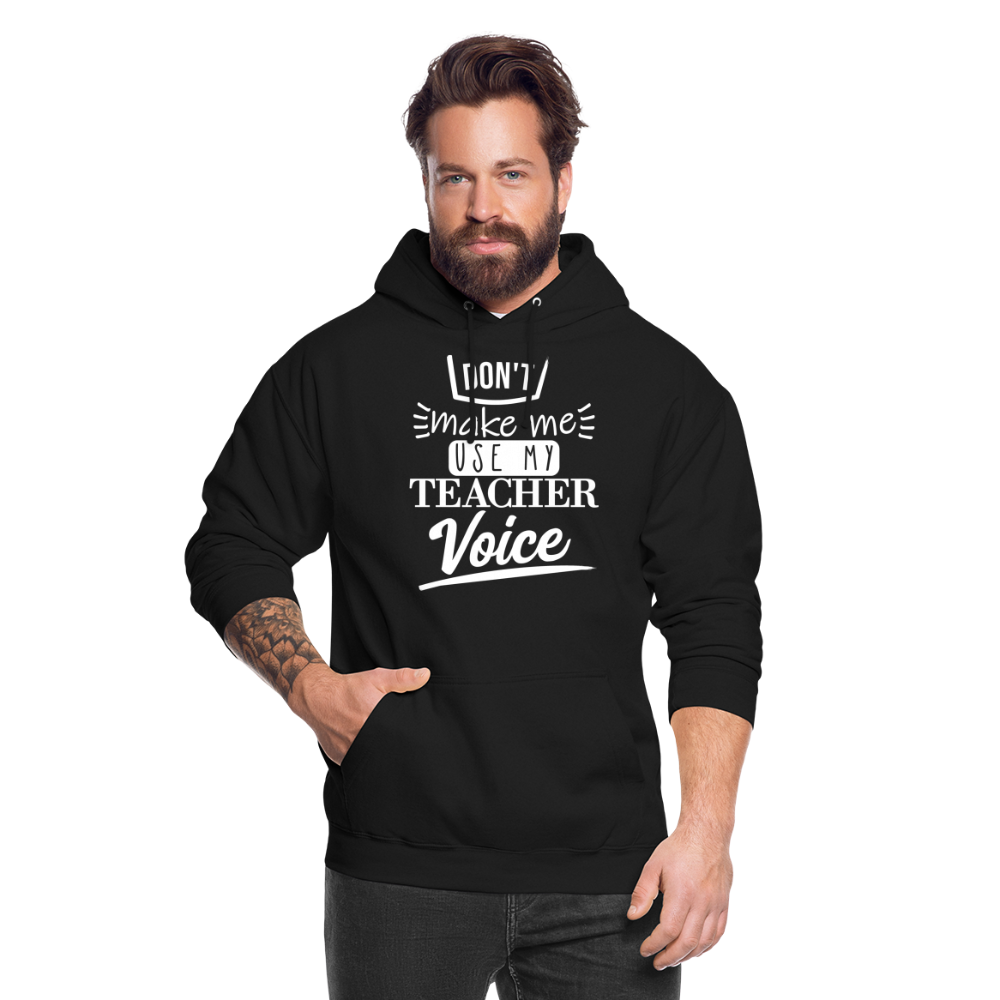Teacher voice - Unisex Hoodie - Schwarz